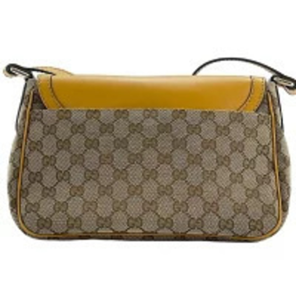 Gucci GG Canvas Sukey Shoulder Bag Yellow